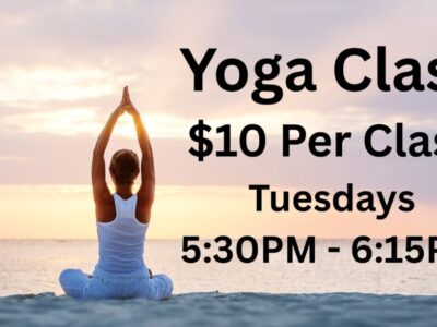 Yoga Classes for all levels available at Millbrook Senior Center each Tuesday