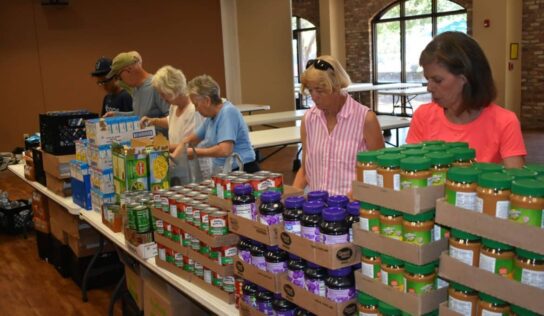 Area church members step up to help Meals on Wheels for Christmas in July