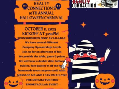 Realty Connection Partners with Lanark for 10th Annual Halloween Carnival