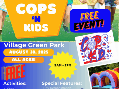 Millbrook Police to host annual Cops ‘N Kids event this weekend