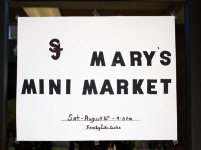 St. Joseph’s hosts mini market for Mary’s Haven