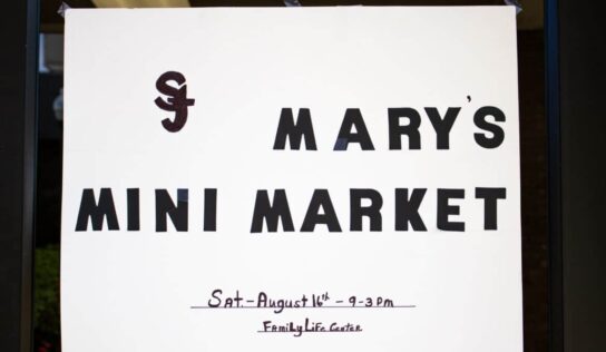 St. Joseph’s hosts mini market for Mary’s Haven