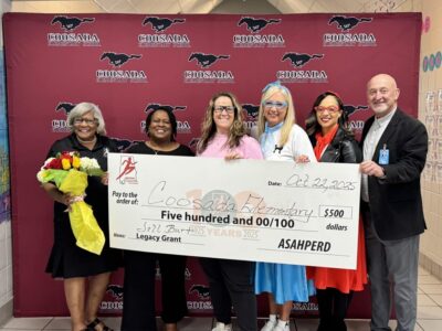 Coosada Elementary’s adaptive PE program receives $500 Legacy Grant