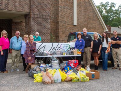 Lucretia Cauthen Realty hosts Thanksgiving luncheon, collects donations for WELCOME Food Pantry