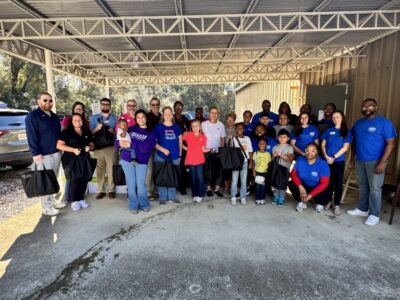 Local families receive warm Thanksgiving meal, overflowing to-go baskets from Elmore County Family Resource Center