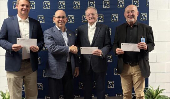 Senator Clyde Chambliss Presents Check to Central Alabama Community College