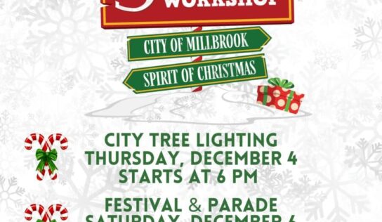 City of Millbrook Announces 2025 Spirit of Christmas Events