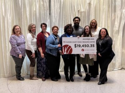 Elmore County Family Resource Center receives major Wind Creek Casino donation