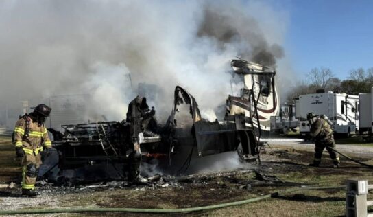 Local RV park fire claims one life, damages two campers