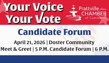 Community invited to attend Prattville Candidate Forum at Doster Community Center