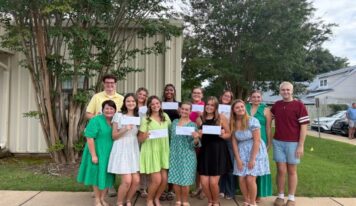 The Prattville Area Chamber of Commerce awarded scholarships to ACTC Early Childhood Education students
